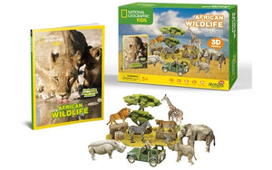 National Geographic - African Wildlife 3D Puzzle (69pc)