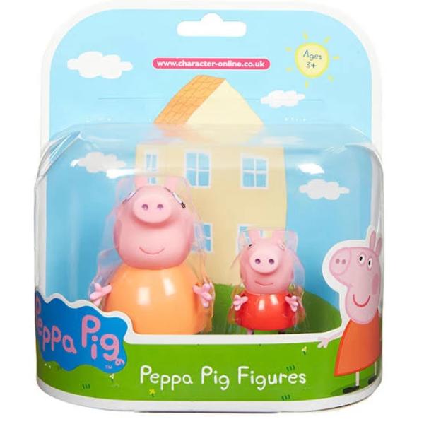 Peppa Pig 2 Pack Figures - Peppa Mamma & Peppa Pig