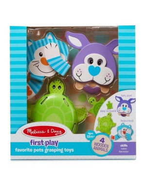 Melissa and Doug Favourite Pets Grasping Toys